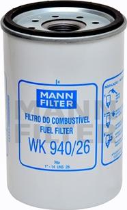 Mann-Filter WK 940/26 - Degvielas filtrs ps1.lv