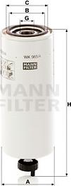 Mann-Filter WK 965/4 x - Degvielas filtrs ps1.lv