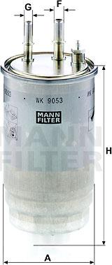 Mann-Filter WK 9053 z - Degvielas filtrs ps1.lv