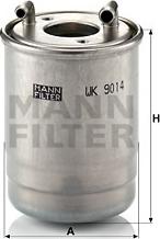 Mann-Filter WK 9014 z - Degvielas filtrs ps1.lv