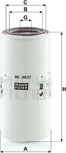Mann-Filter WK 9037 x - Degvielas filtrs ps1.lv