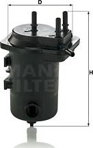 Mann-Filter WK 9028 z - Degvielas filtrs ps1.lv