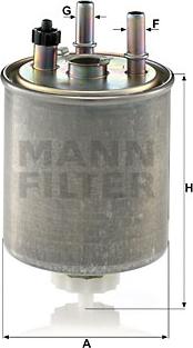 Mann-Filter WK 9022 - Degvielas filtrs www.ps1.lv