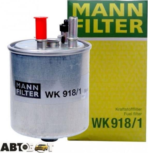 Mann-Filter WK 918 - Degvielas filtrs ps1.lv