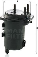 Mann-Filter WK 939/12 x - Degvielas filtrs ps1.lv