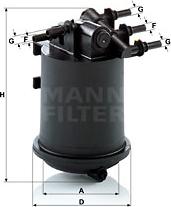 Mann-Filter WK 939/1 - Degvielas filtrs ps1.lv
