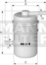Mann-Filter WK 45 - Degvielas filtrs ps1.lv