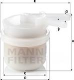 Mann-Filter WK 42/10 - Degvielas filtrs ps1.lv