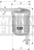 Mann-Filter WK 42/8 - Degvielas filtrs ps1.lv