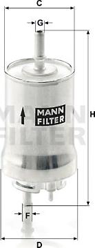 Mann-Filter WK 59 x - Degvielas filtrs ps1.lv