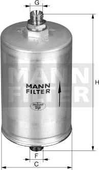 Mann-Filter WK 830/11 - Degvielas filtrs ps1.lv