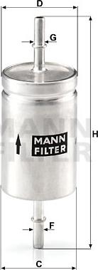 Mann-Filter WK 512 - Degvielas filtrs ps1.lv