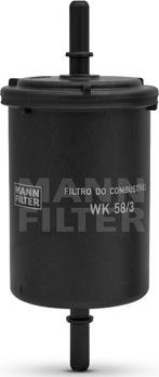 Mann-Filter WK 58/3 - Degvielas filtrs ps1.lv