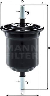Mann-Filter WK 6013 - Degvielas filtrs ps1.lv