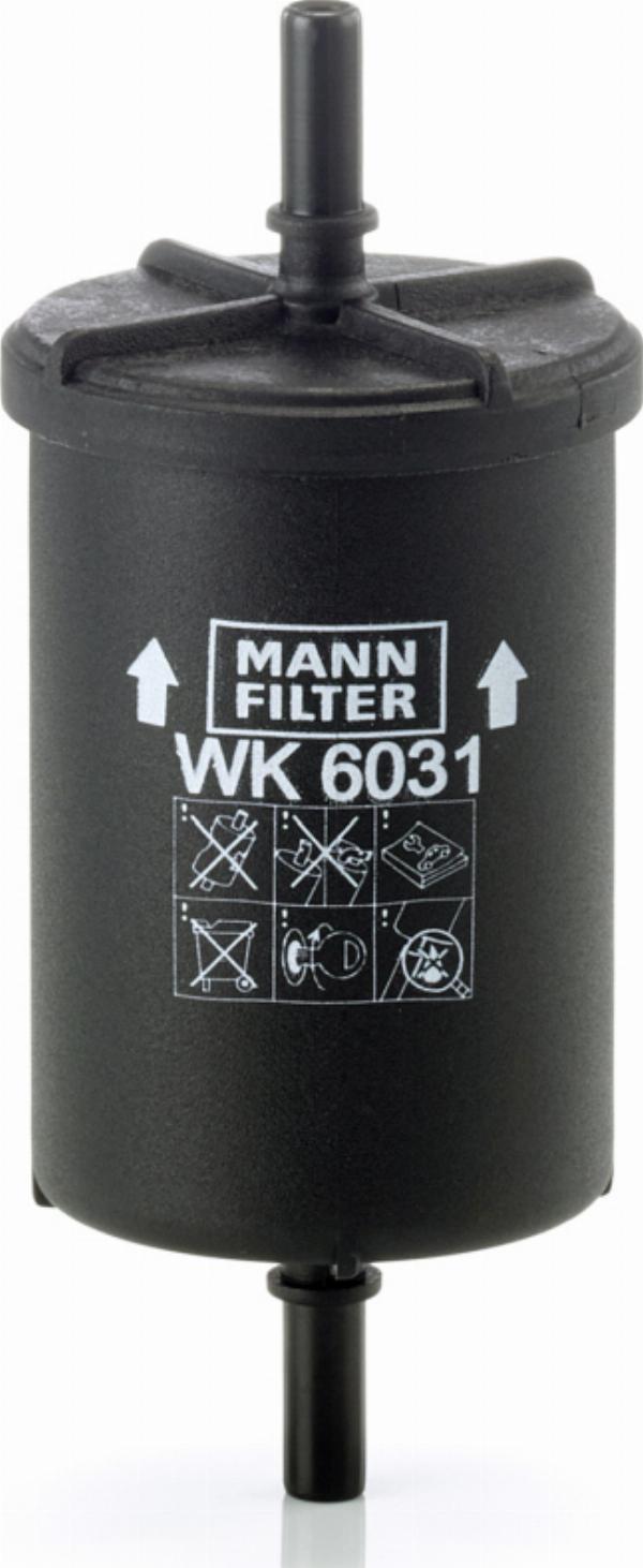Mann-Filter WK 6031 - Degvielas filtrs ps1.lv
