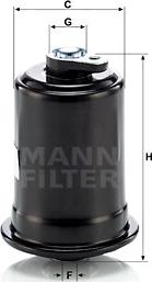 Mann-Filter WK 614/10 - Degvielas filtrs ps1.lv