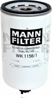 Mann-Filter WK 1156/1 - Degvielas filtrs ps1.lv