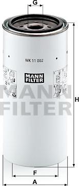 Mann-Filter WK 11 002 x - Degvielas filtrs ps1.lv