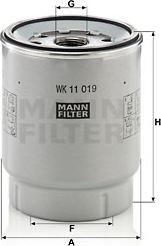 Mann-Filter WK 11 019 z - Degvielas filtrs ps1.lv