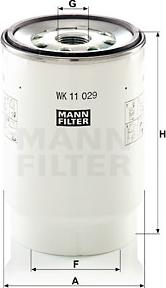 Mann-Filter WK 11 029 z - Degvielas filtrs ps1.lv