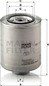 Mann-Filter WK 1123/1 - Degvielas filtrs ps1.lv