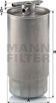 Mann-Filter WK 841/1 - Degvielas filtrs ps1.lv