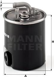 Mann-Filter WK 842/18 - Degvielas filtrs ps1.lv