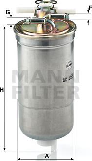 Mann-Filter WK 853/4 - Degvielas filtrs ps1.lv
