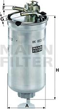 Mann-Filter WK 853/12 z - Degvielas filtrs ps1.lv