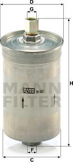 Mann-Filter WK 853/1 - Degvielas filtrs ps1.lv