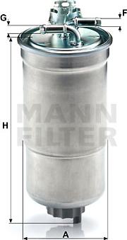 Mann-Filter WK 853/3 x - Degvielas filtrs ps1.lv