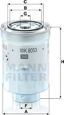 Mann-Filter WK 8053 z - Degvielas filtrs ps1.lv