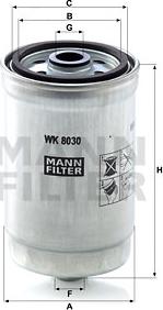 Mann-Filter WK 8030 - Degvielas filtrs ps1.lv