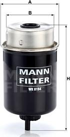 Mann-Filter WK 8194 - Degvielas filtrs ps1.lv