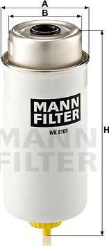 Mann-Filter WK 8105 - Degvielas filtrs ps1.lv