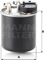 Mann-Filter WK 820/16 - Degvielas filtrs ps1.lv