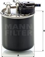Mann-Filter WK 820/21 - Degvielas filtrs ps1.lv