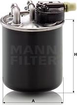 Mann-Filter WK 820/22 - Degvielas filtrs ps1.lv