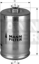 Mann-Filter WK 725/1 - Degvielas filtrs ps1.lv