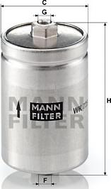 Mann-Filter WK 725 - Degvielas filtrs ps1.lv