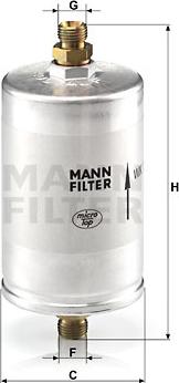 Mann-Filter WK 726/3 - Degvielas filtrs ps1.lv