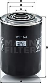 Mann-Filter WP 1144 - Eļļas filtrs ps1.lv