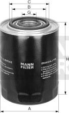 Mann-Filter WP 11 102/1 - Eļļas filtrs ps1.lv