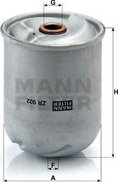 Mann-Filter ZR 902 x - Eļļas filtrs ps1.lv