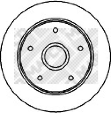 Japanparts DP-309 - Bremžu diski ps1.lv