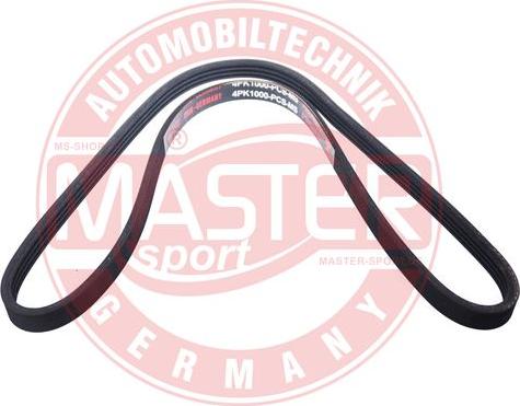 MASTER-SPORT GERMANY 4PK1000-PCS-MS - Ķīļrievu siksna ps1.lv