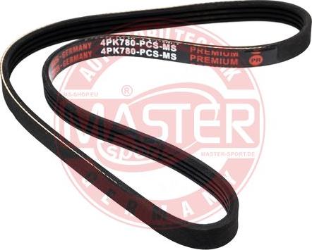 MASTER-SPORT GERMANY 4PK780-PCS-MS - Ķīļrievu siksna ps1.lv