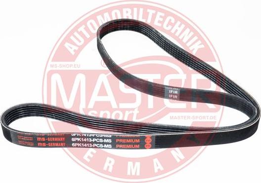 MASTER-SPORT GERMANY 6PK1413-PCS-MS - Ķīļrievu siksna ps1.lv