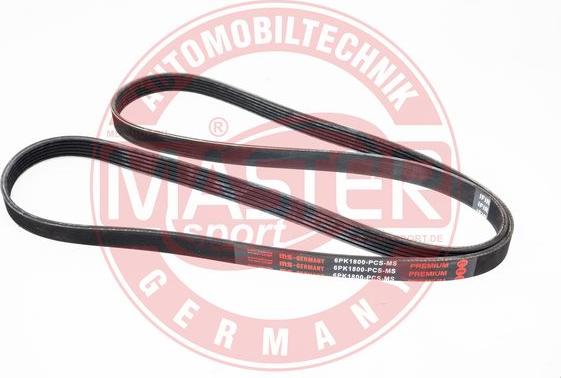 MASTER-SPORT GERMANY 6PK1800-PCS-MS - Ķīļrievu siksna ps1.lv