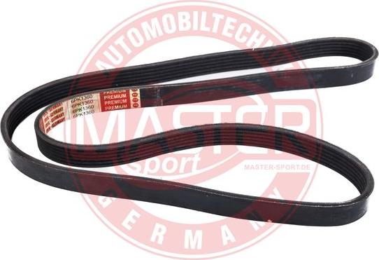 MASTER-SPORT GERMANY 6PK1360-PCS-MS - Ķīļrievu siksna ps1.lv